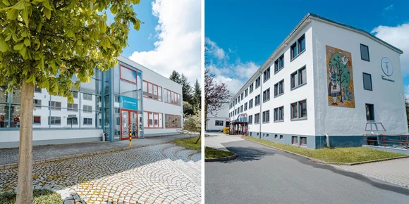 Außenaufnahme Johannesbad Medfachschule und Akademie in Bad Elster