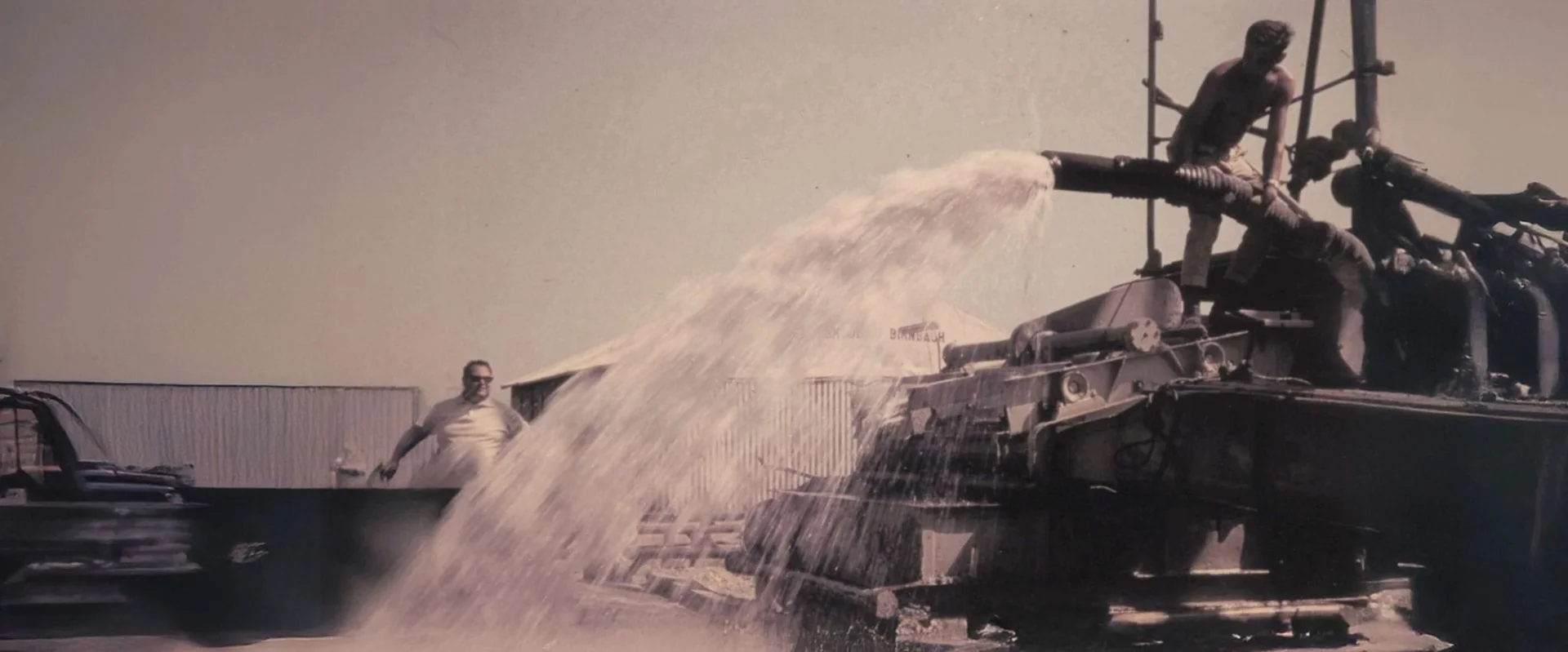 Erbohrung der Johannes Quelle 22.08.1964