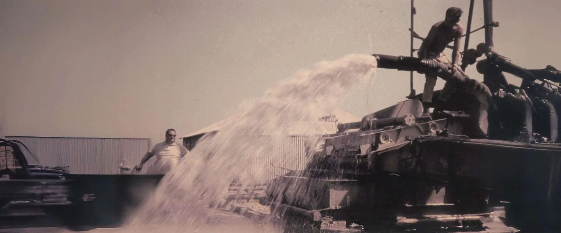 Erbohrung der Johannes Quelle 22.08.1964