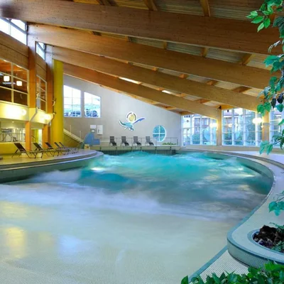 Wellenbad im Cloef Bad des Johannesbads an der Saarschleife in Mettlach Orscholz