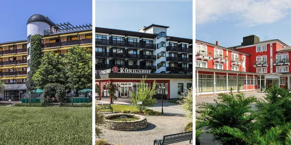 Außenaufnahmen Johannesbad Hotels in Bad Füssing