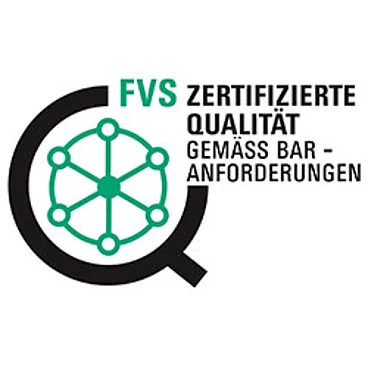 FVS Zertifikat für die Rehakliniken der Johannesbad Gruppe.