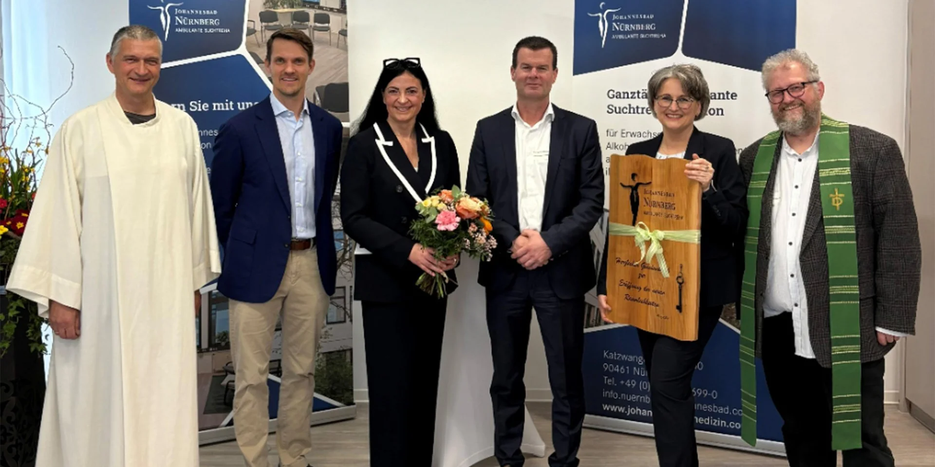Segnung und Einweihung der Johannesbad Ambulanten Suchtrehabilitation in Nürnberg