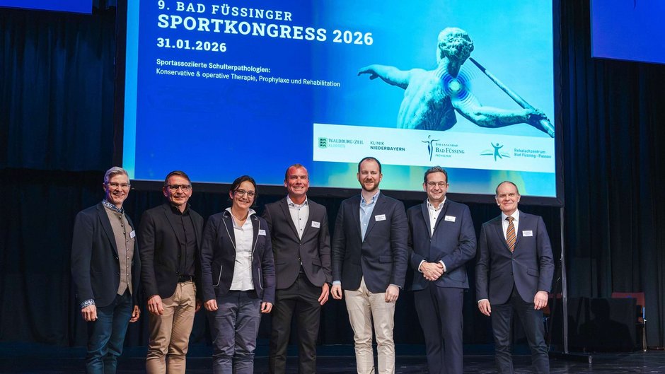 Gruppenbild der Referenten beim Bad Füssinger Sportkongress 2026