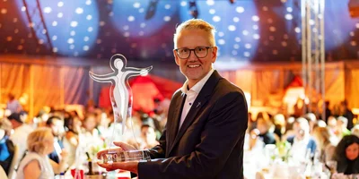 Karsten Fuchs bei der 60-Jahr Feier.