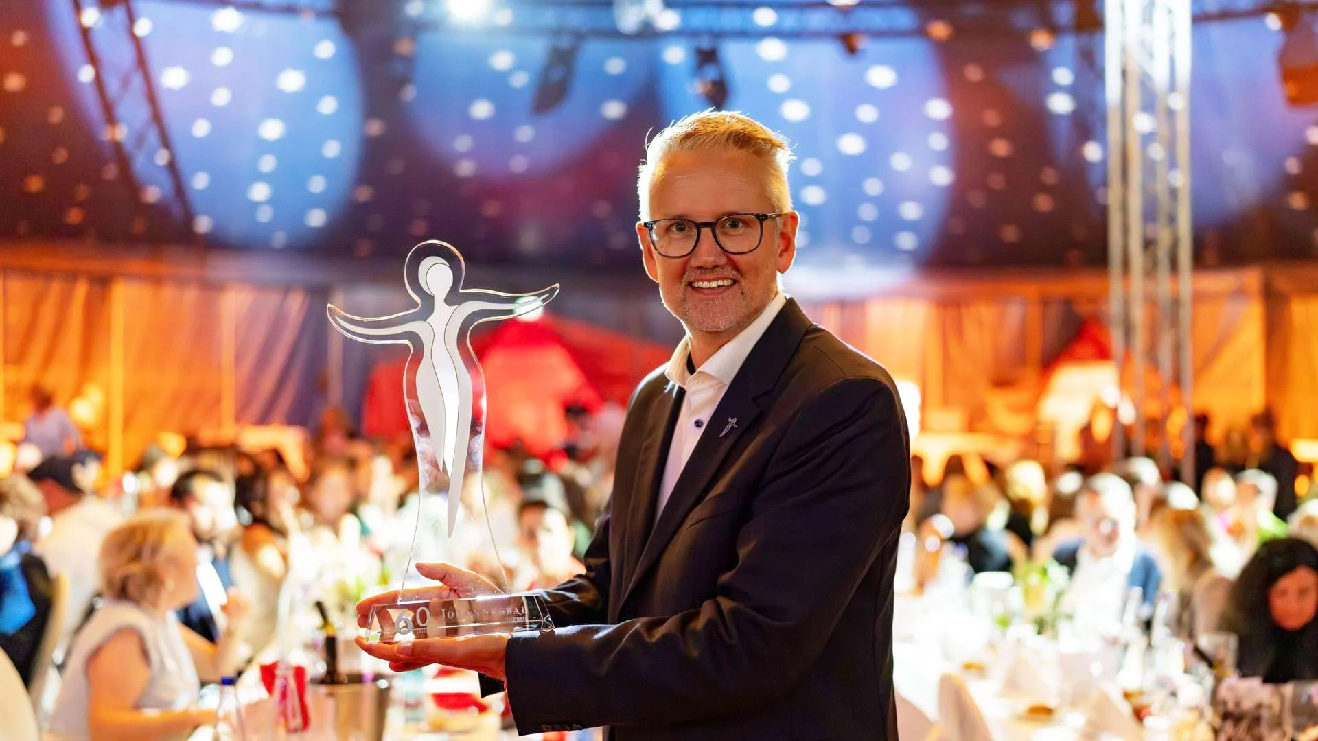 Karsten Fuchs bei der 60-Jahr Feier.