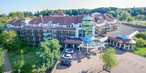Außenaufnahmen Johannesbad Fachklinik Saarschleife in Mettlach-Orscholz